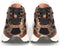 PS Poelman Tokio - Dames sneakers - Vetersluiting chunky zool 4.5 cm - Brons