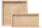 MOOISA - Travertine Dienblad vierkant - Tray 30x30cm - rond marmer dienblad - vierkant marmer dienblad - decoratie schaal - tapasplank - serveerplank