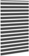 vidaXL - Zebra - rolgordijn - 150x230 - cm - stofbreedte - 145,9 - cm - zwart