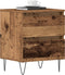 vidaXL - Nachtkastje - Oud - Hout - 40x35x50 - cm - Geengineerd - Hout
