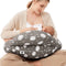 Vulpes Goods® BabyCare - Voedingskussen - 3in1 - Premium Grey Cloudy