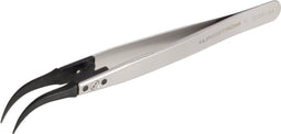 Lindström TL 7CFR-SA Pincet ESD 7CF Plat, gebogen 130 mm