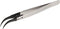 Lindström TL 7CFR-SA Pincet ESD 7CF Plat, gebogen 130 mm