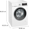 Siemens iQ500 WG44G2ZLNL - Wasmachine - Laadvermogen 9kg - Energieklasse A (2021) - Energieverbruik 49kWh per 100 cycli - Waterconsumptie 50l per cyclus