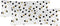 Set van 2 kussenslopen Golden Dots | Blanc