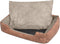 vidaXL - Hondenbed - kussen - PU-kunstleer - maat - XXL - beige
