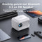 YABER L1 Ultra Mini LED Beamer Projector - Elektrische Focus - Wi-Fi 6 - Bluetooth 5.2 - 1080P Ondersteuning - HD Beamer voor Presentatie en Home Cinema - Tot 150