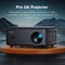 Yaber Projector Pro U6 - Beamer voor Presentatie en Home Cinema - Native 1080P, 4K Ondersteuning - 800 ANSI Lumen - Auto Focus & Auto Keystone - Smart Systeem met Ingebouwde Apps - Wi-Fi 6 en Bluetooth 5.2 - HD Beamer