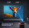 Yaber Projector Pro U6 - Beamer voor Presentatie en Home Cinema - Native 1080P, 4K Ondersteuning - 800 ANSI Lumen - Auto Focus & Auto Keystone - Smart Systeem met Ingebouwde Apps - Wi-Fi 6 en Bluetooth 5.2 - HD Beamer