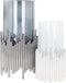 Richmond Windlicht Chiela Zilver Groot - 35x17,5 CM