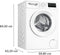Bosch WAN2827YFG - Wasmachine - 1400 rpm - 8 kg - Iron Assist - Energielabel A - Wit