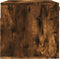 vidaXL - Wandkast - 80x36,5x35 - cm - bewerkt - hout - gerookt - eikenkleurig
