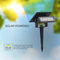 V-TAC VT-41009 - Solar Tuinlamp - IP65 Waterdicht 80 Lumen 3000K - Zwart