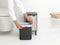 Brabantia Bo Hi Prullenbak - 7 liter - Ruimtebesparend - Matt Steel Fingerprint Proof