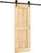 vidaXL - Schuifdeur - met - beslag - 80x210 - cm - massief - grenenhout