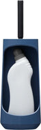 Tiger Tess - Toiletborstelhouder - Flexibel met opbergvak - Blauw / Zwart