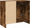 vidaXL - Wastafelkast - 63x29x55 - cm - bewerkt - hout - gerookt - eikenkleurig