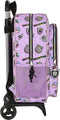 Schoolrugzak met Wielen Monster High Best boos Lila 33 x 42 x 14 cm
