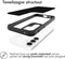 iMoshion Hoesje Geschikt voor Samsung Galaxy A55 Hoesje Shockproof - iMoshion Rugged Hybrid Carbon Case - zwart