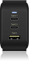 Icy Box IB-PS103-PD - Oplader - 65W Power Delivery 3.0 - 1x USB-A 2x USB-C