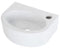 Plieger Orlando - Fontein Toilet - Set met fonteinkraan en sifon - Keramiek - Wit (1 set)