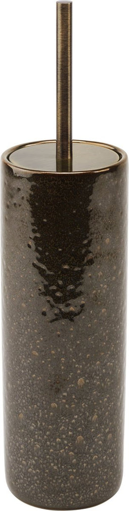Ugo Toiletborstel Vintage Bronze | Bruin / Geel / Goud | Stoneware