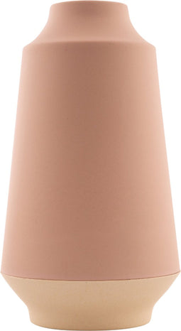 Vaas uit bamboevezel Poederroze & Gebroken Wit