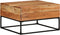 vidaXL - Salontafel - 68x68x41 - cm - massief - acaciahout