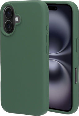 Mobiparts iPhone 16 - Silicone Cover - Soft-touch - Groen