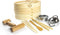 YAKINIKU - Stoommandje Bamboe - Stoommand - Stoommand - Tweedelig Met Deksel - 21x17,5cm - Dim Sum - Rijst Stoommanden -