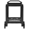 vidaXL - Dranktrolley - 69x53x72 - cm - kunststof - antraciet