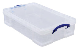 Really Useful Box opbergdoos 33 liter, transparant 6 stuks