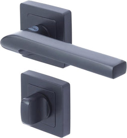 YALE - YPP7-S-CB Vierkante deurkruk van 7 zwart YALE - Sienna model - knopvergrendeling