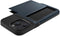 Spigen Slim Armor CS - Back Cover - Valbescherming met opbergvak - Grijs