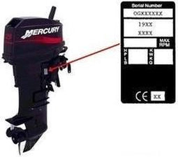 Yamaha/Mercury/Mariner/Parsun Bougie F9.9/F13.5/F15/F20/F25 (NGKDPR7EA-9)