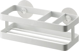 Yamazaki Fles- & Sponshouder Gootsteen met Zuignap - Tower - Wit