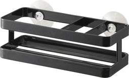 Yamazaki Fles- & Sponshouder Gootsteen met Zuignap - Tower - Zwart