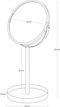 Yamazaki Make Up Spiegel en Accessoire houder - Tower - Wit