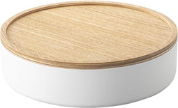 Yamazaki Opbergdoos met Deksel - Laag - Rin - Wit