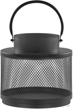 YAMDENA - Lantaarn - Zwart 24 cm - IJzer