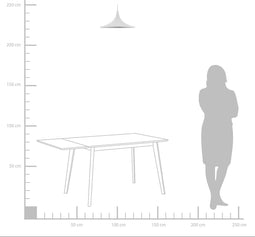 YAMUNA - Hanglamp - Wit - Aluminium