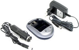 Yanec Basisstation Acculader Zilver