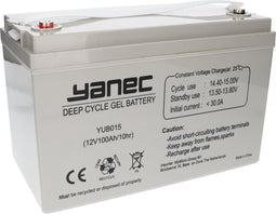 Yanec Gel Accu 12V 100Ah