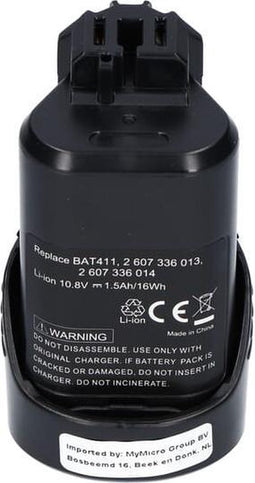 Yanec Gereedschap Accu 10.8V 1.5Ah Li-ion Voor Insteek