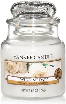 Yankee Candle Geurkaars Small Wedding Day - 9 cm / ø 6 cm