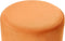 YANKTON - Poef - Oranje - Fluweel