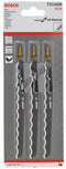 Bosch T 313 AW - Decoupeerzaagblad - HCS gegolfd en geslepen voor zacht materiaal - 152 mm