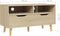 vidaXL - Tv-meubel - 90x40x48,5 - cm - bewerkt - hout - sonoma - eikenkleurig