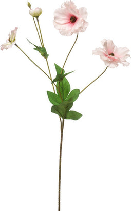 Emerald Kunstbloemen Zijden Bloemen Anemoon Wild Spray Licht Roze 50 cm 431724