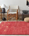 YARALI - Modern vloerkleed - Rood - 160 x 230 cm - Wol